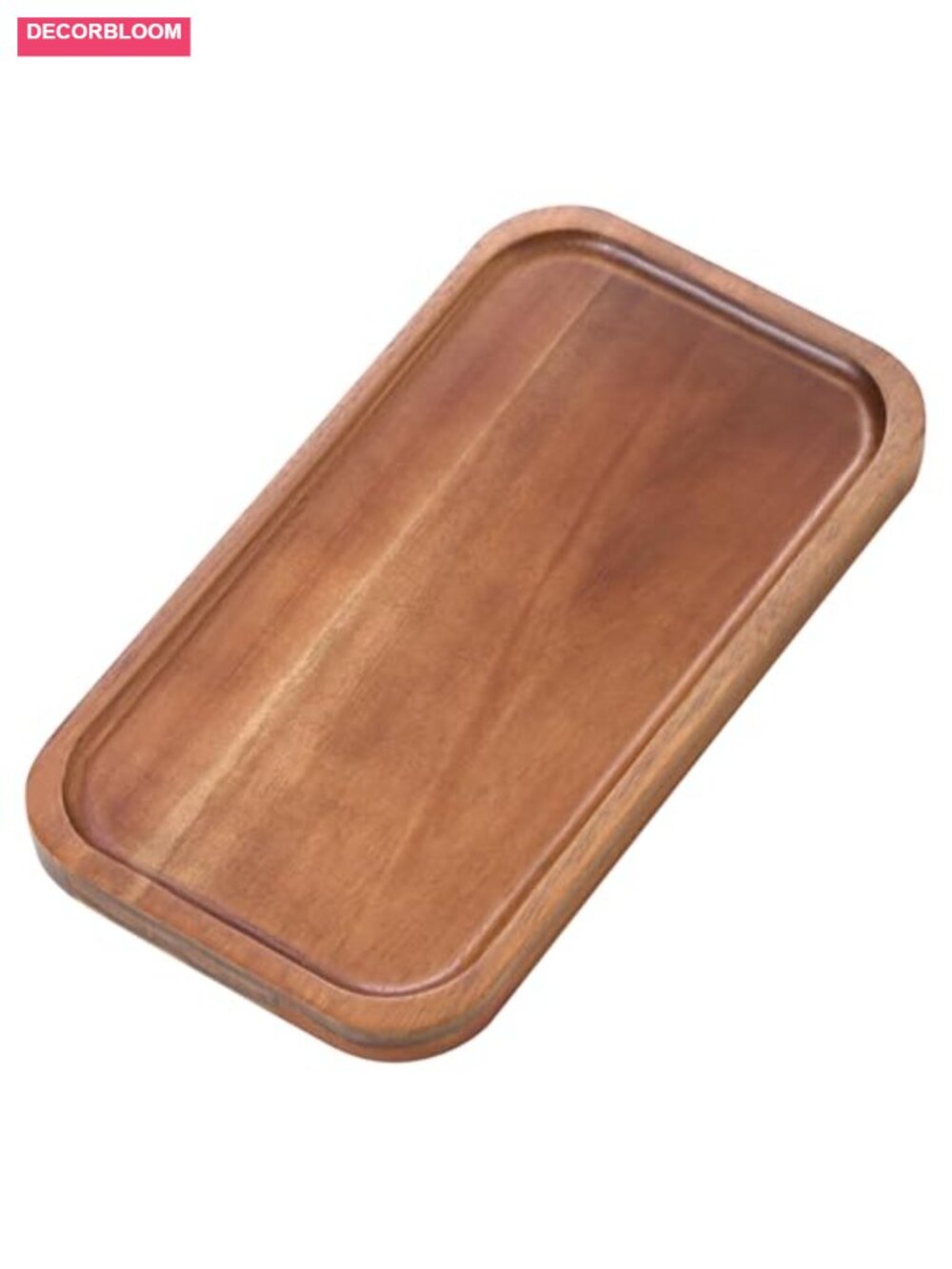 Acacia Wood Serving Tray Small Charcuterie Board Platter 10x5.5